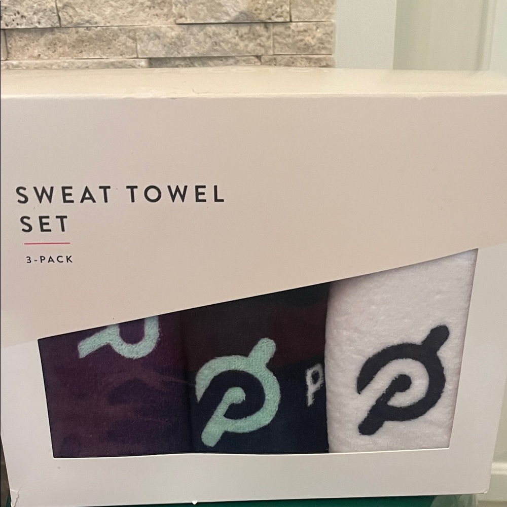 Peloton Sweat Towel Trio Navy, Purple, White🤩